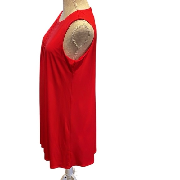 Calvin‎ Klein Sleeveless Red Dresss - Picture 5 of 9
